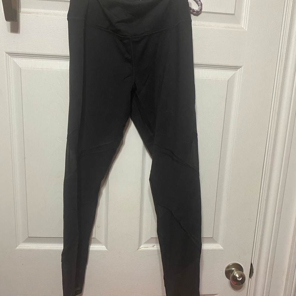 Victoria secret black mess leggings